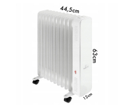 Mission Air Grzejnik olejowy OSLO 2500W White WiFi - 1590313 - zdjęcie 3